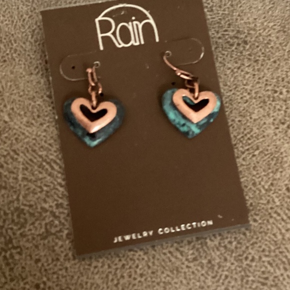 Rain Southwest style heart earrings New - Picture 3 of 3